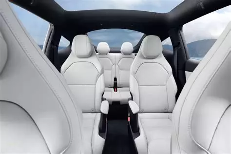 The inside of a Tesla